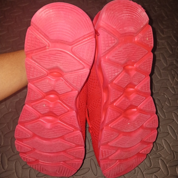 Men red lace up breathable sneakers - Picture 7 of 13